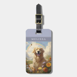 Golden Retriever Dog Luggage Tags