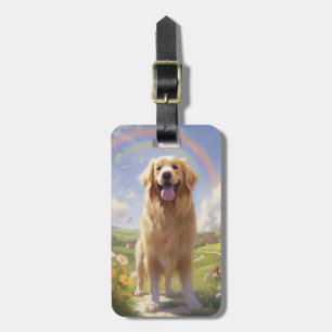 Golden Retriever Dog Luggage Tags