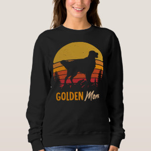 Golden Retriever Dog Mom Vintage Retro 277 Sweatshirt