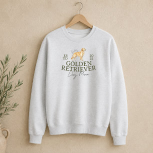 Golden Retriever Dog Mum Illustration Sweatshirt
