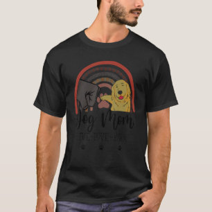 Golden Retriever Dog Mum Live Bark Love Rainbo T-Shirt
