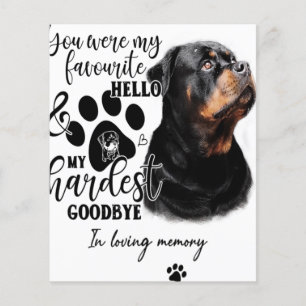 Golden Retriever Dog Owner Birthday Gift Dog Quote Flyer