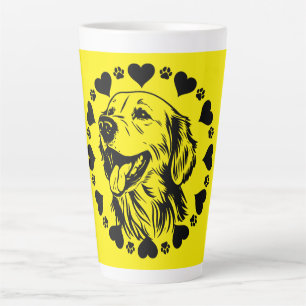 Golden Retriever Dog Owner Latte Mug
