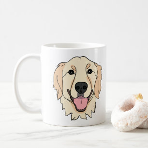 Golden Retriever Dog Personalised Coffee Mug