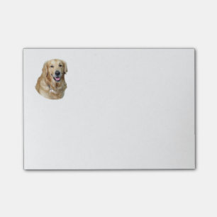 Golden Retriever dog photo portrait Post-it Notes