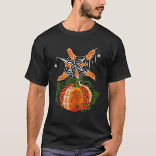 Golden Retriever Dog Pumpkin Halloween T-Shirt