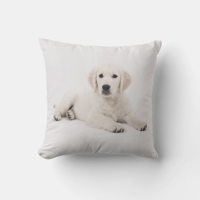 Golden Retriever Dog Puppy Pillow (Front)
