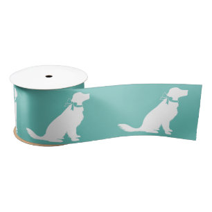 Golden Retriever Dog Puppy Satin Ribbon