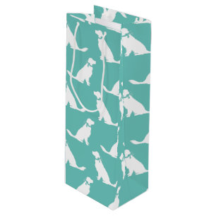 Golden Retriever Dog Puppy Wine Gift Bag