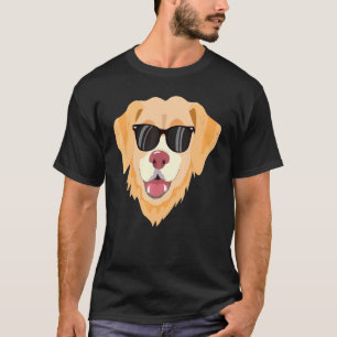 Golden Retriever Dog S Sunglasses Graphic T-Shirt