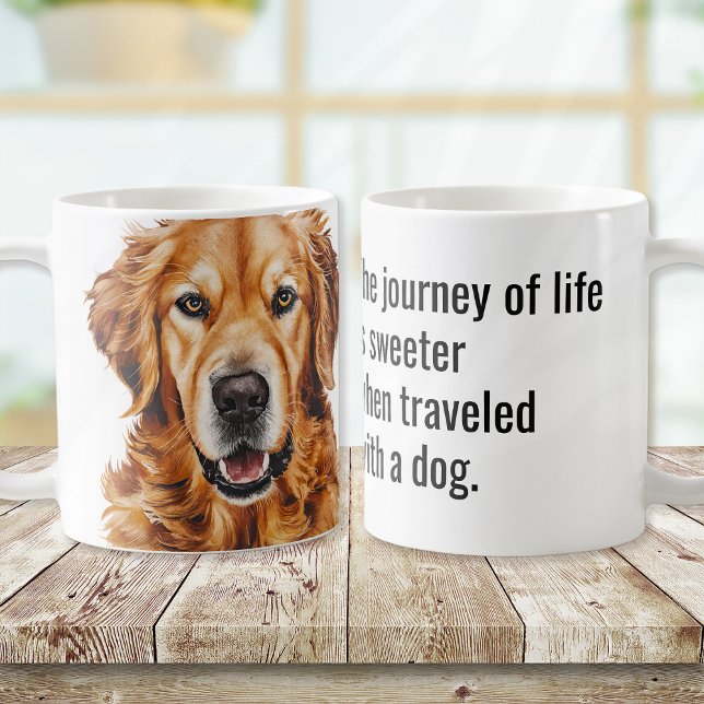Golden Retriever Dog Saying Coffee Mug (Creator Uploaded)