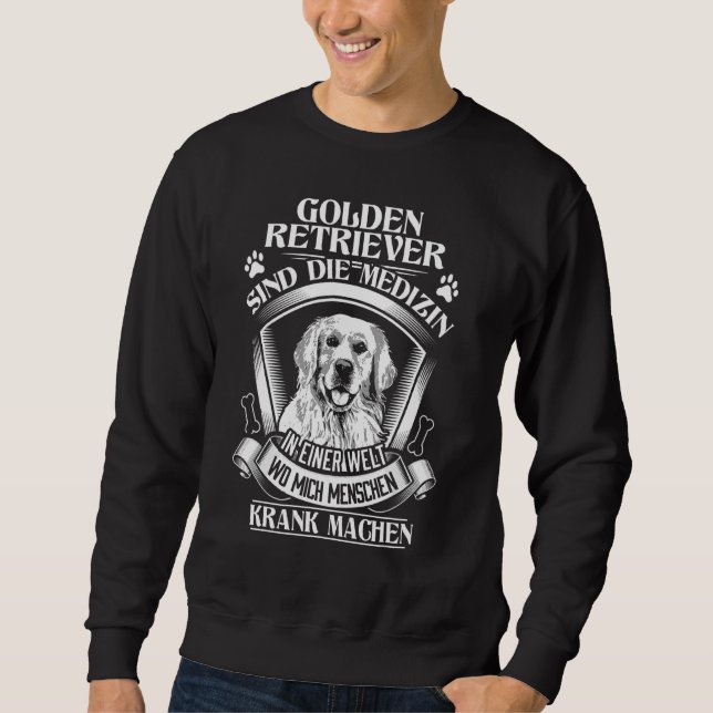 Golden Retriever Dog Sweatshirt (Front)