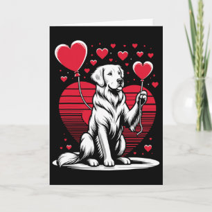 Golden Retriever Dog Valentine's Day Dog Owner Val Card