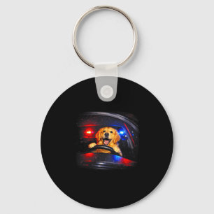 Golden retriever driving meme dog driving a car me key ring