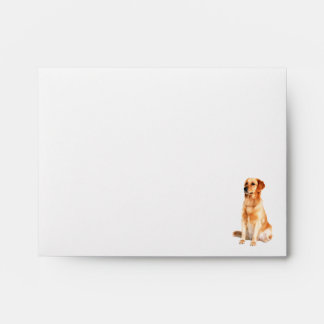 Golden Retriever Envelope