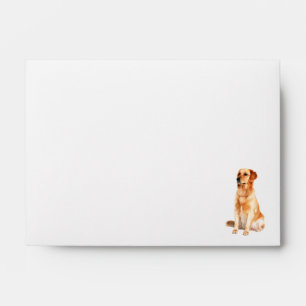 Golden Retriever Envelope