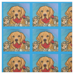 Golden Retriever Fabric
