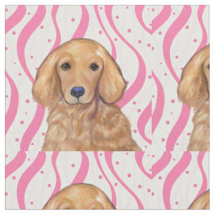 Golden Retriever Fabric