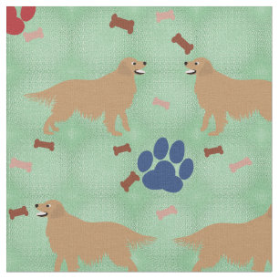Golden Retriever Fabric