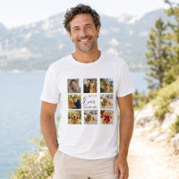 Golden Retriever father dad photo collage