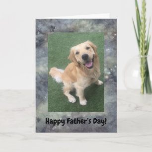 Golden Retriever Father’s Day Card