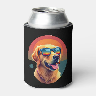 Golden Retriever for Kids Boys Girls Sunglasses Pe Can Cooler