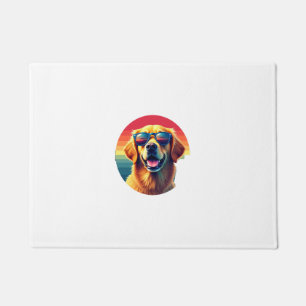 Golden Retriever for Kids Boys Girls Sunglasses Pe Doormat