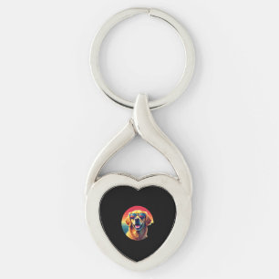 Golden Retriever for Kids Boys Girls Sunglasses Pe Key Ring