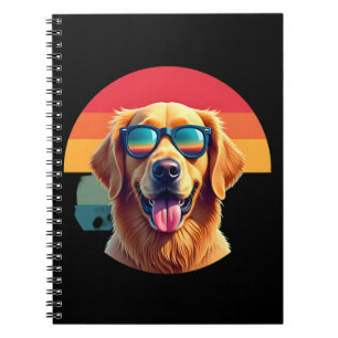 Golden Retriever for Kids Boys Girls Sunglasses Pe Notebook