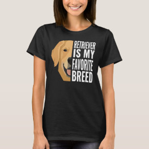 Golden Retriever For Women Men Kids Funny Adopted T-Shirt
