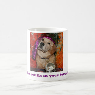 Golden Retriever Fortune Teller Coffee Mug