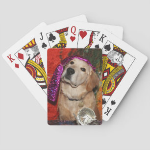 Golden Retriever Fortune Teller Playing Cards