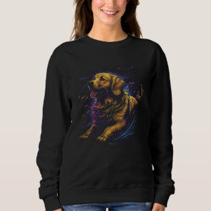 Golden Retriever Gaming Girl Who Loves Golden Retr Sweatshirt