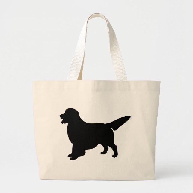 Golden Retriever Gear Large Tote Bag (Front)
