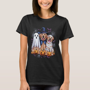 Golden Retriever Ghost Dog Halloween Golden Retrie T-Shirt