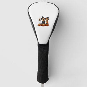 Golden Retriever Ghost Halloween Dog Lovers Golf Head Cover