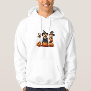 Golden Retriever Ghost Halloween Dog Lovers  Hoodie