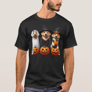 Golden Retriever Ghost Halloween Dog Lovers T-Shirt