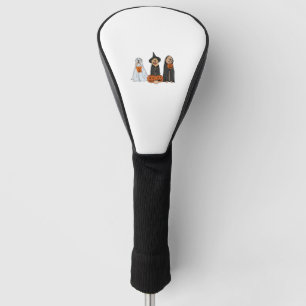 Golden Retriever Ghost Halloween Trick Or Treat Do Golf Head Cover