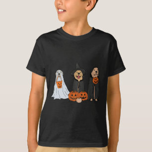 Golden Retriever Ghost Halloween Trick Or Treat Do T-Shirt