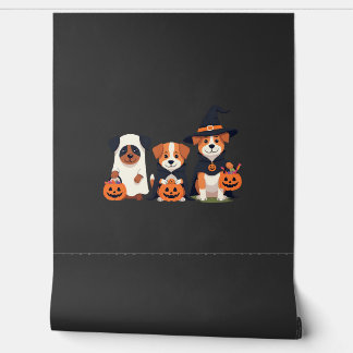 Golden Retriever Ghost Halloween Trick Or Treat Do Wallpaper