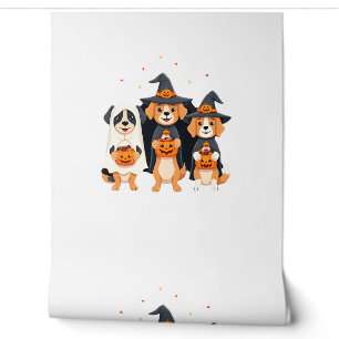 Golden Retriever Ghost Halloween Trick Or Treat Do Wallpaper