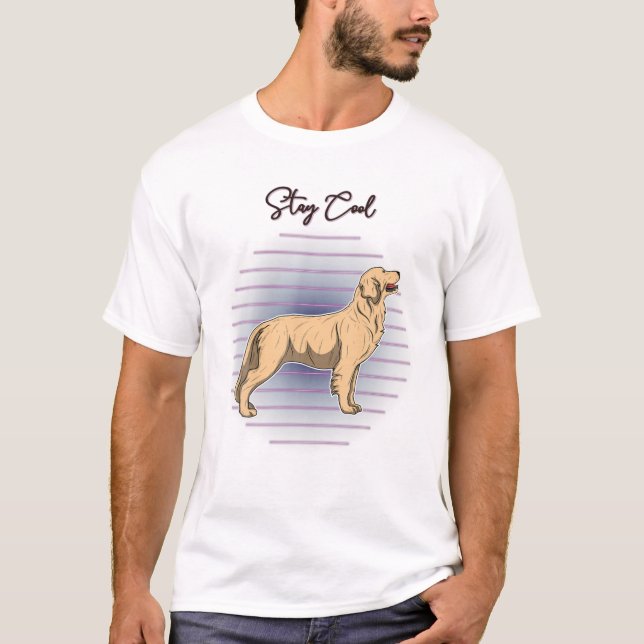 Golden Retriever Gift For Woman T-Shirt (Front)