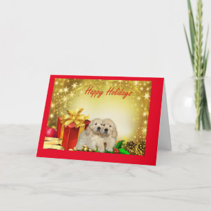 Golden Retriever Gifts Christmas Card