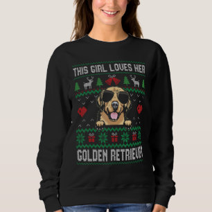 Golden Retriever Girl Cool Ugly Christmas for Dog  Sweatshirt