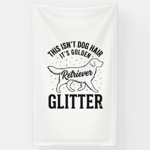 Golden Retriever Glitter Vintage Dog Hair Shirt_1 Banner