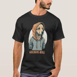 Golden Retriever Goldens Rule Hoodie  Cool T-Shirt