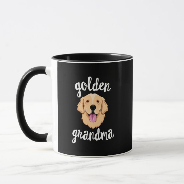 Golden Retriever Grandma Dog Puppy Lover Mug (Left)