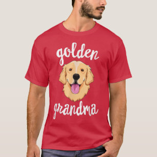 Golden Retriever Grandma Women Mum Dog Owner  - Co T-Shirt