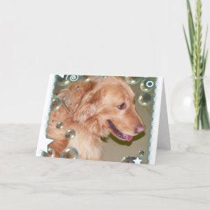 Golden Retriever  greeting Card